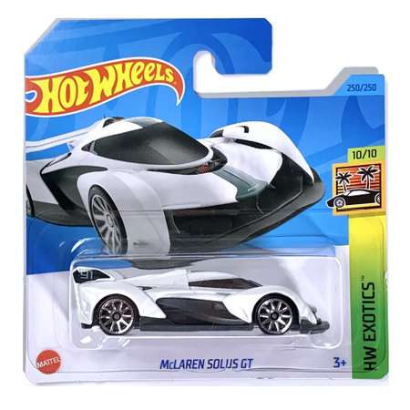 Автомобиль Hot Wheels McLaren Solus GT 1:64 белый