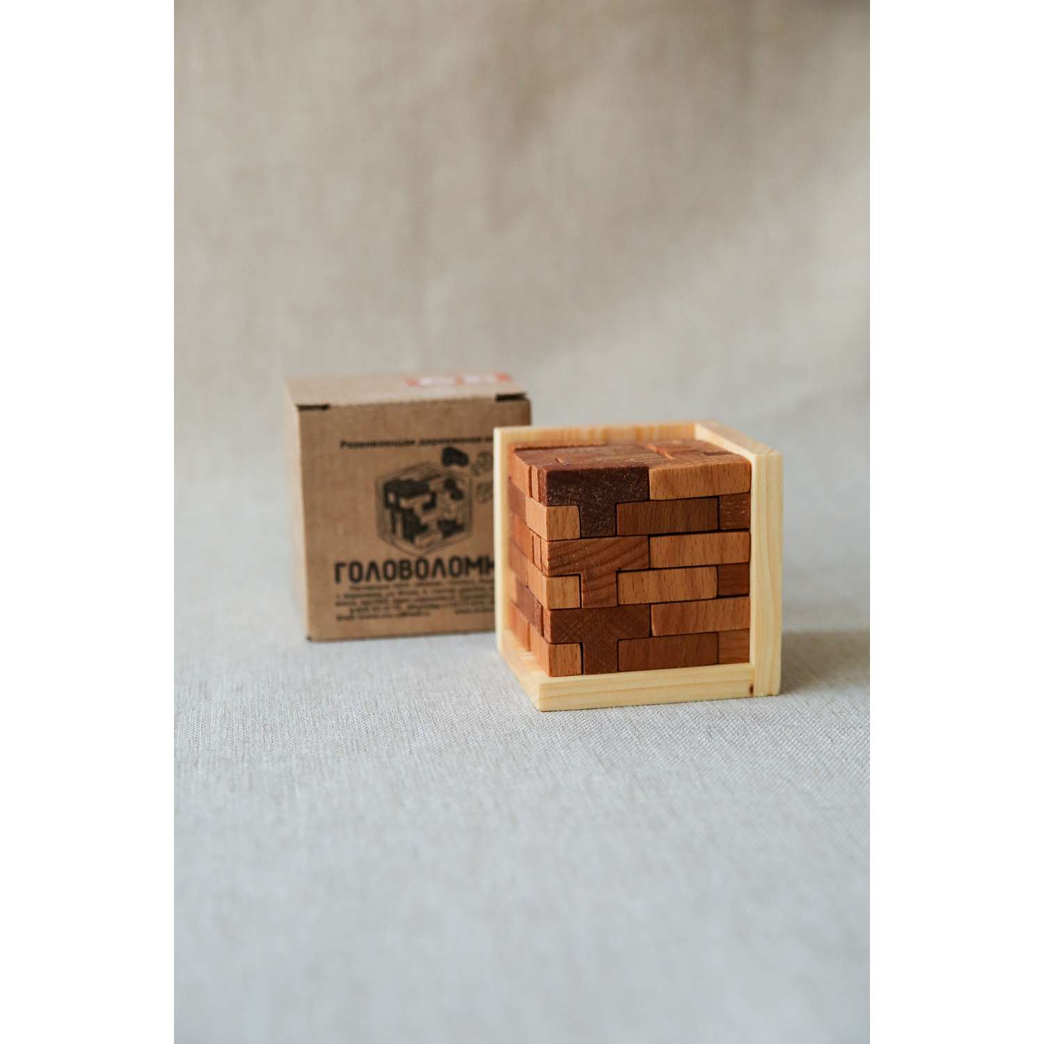 Головоломка KRONA куб деревянный - фото 10