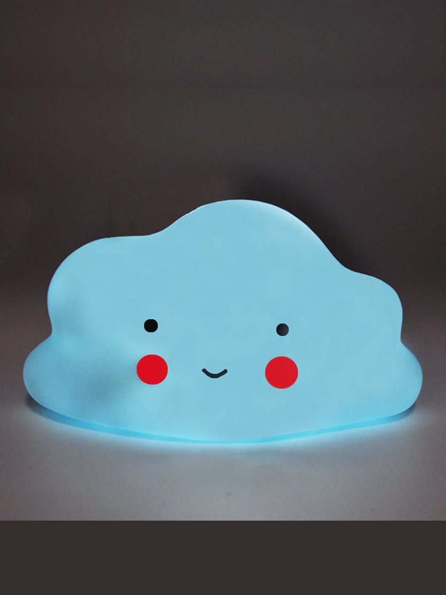 Лампа настольная светодиодная LATS ночник детский облако голубое - фото 3