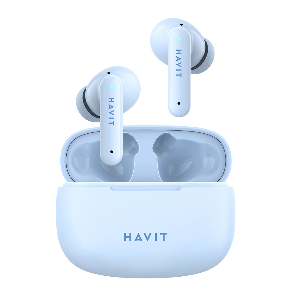 Наушники беспроводные HAVIT True Wireless TW967 Blue - фото 1