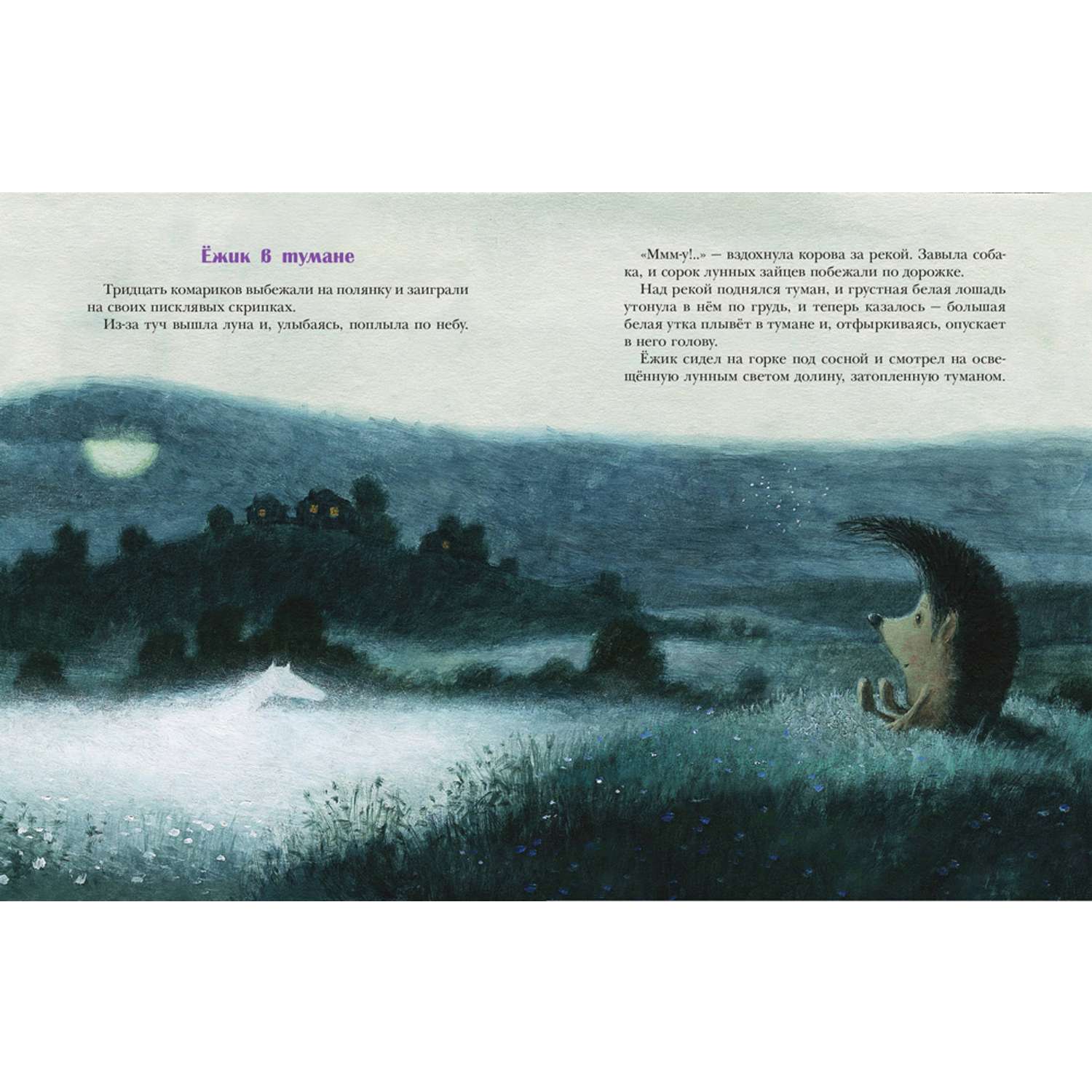 Книга Акварель Ежик в тумане - фото 7