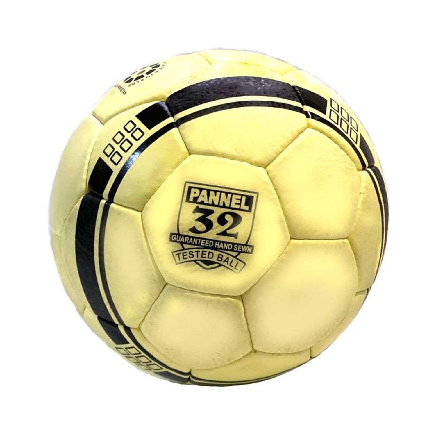 Футбольный мяч Uniglodis размер 5 желто-черный - фото 2
