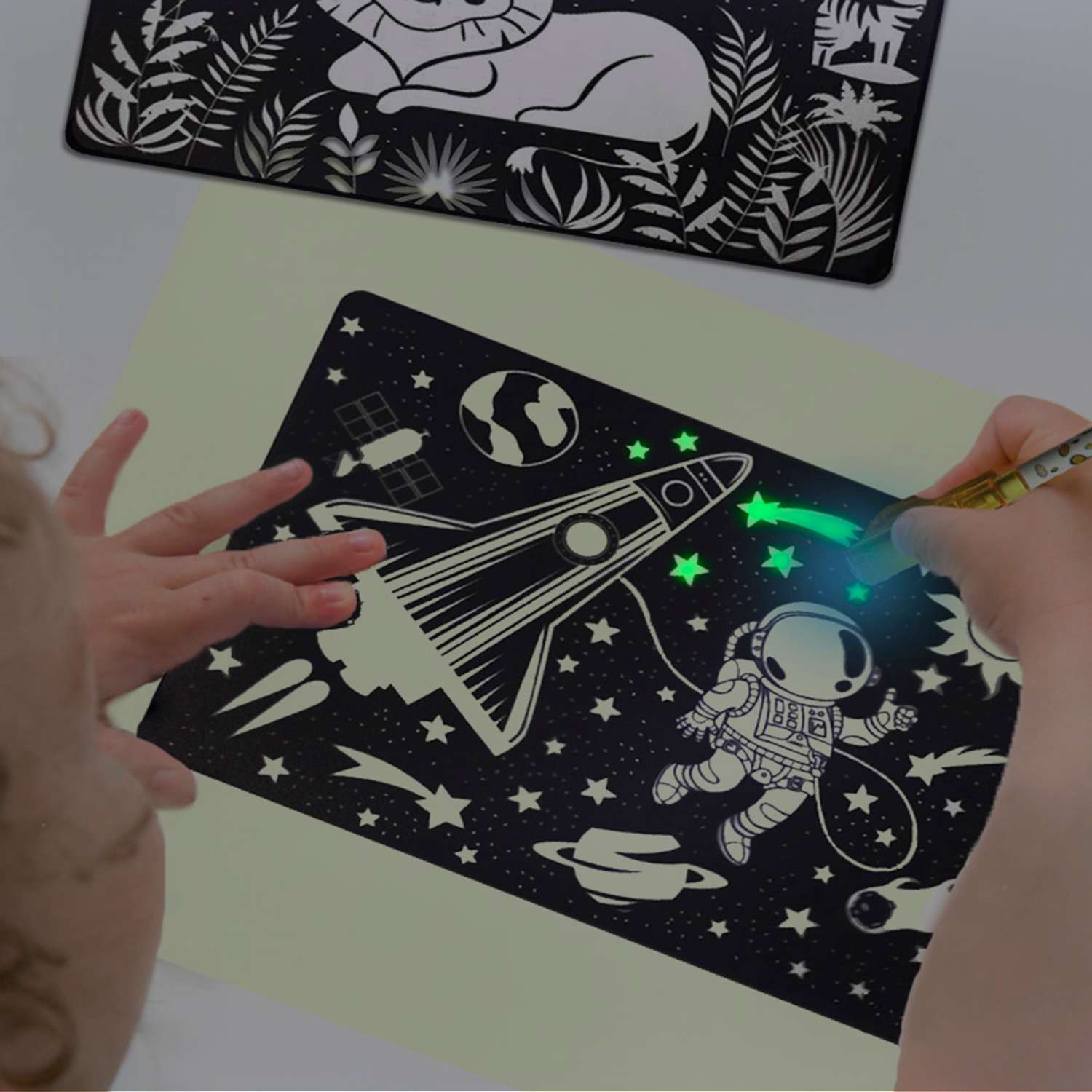 Набор для творчества Люми-Зуми Планшет для рисования светом А3 Стандарт - фото 6