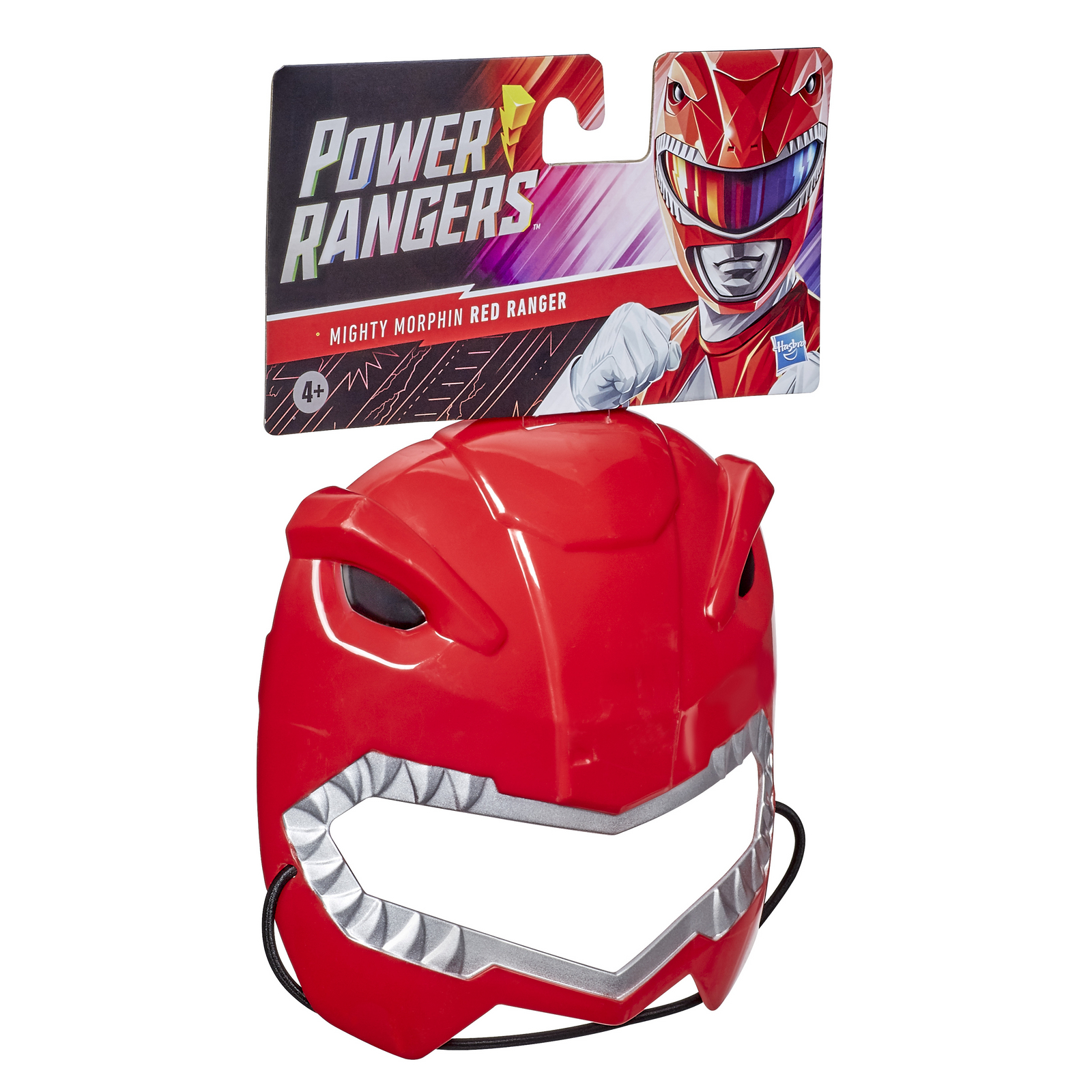 Маска Power Rangers Могучие Рейнджеры Красная E86415L0 - фото 4