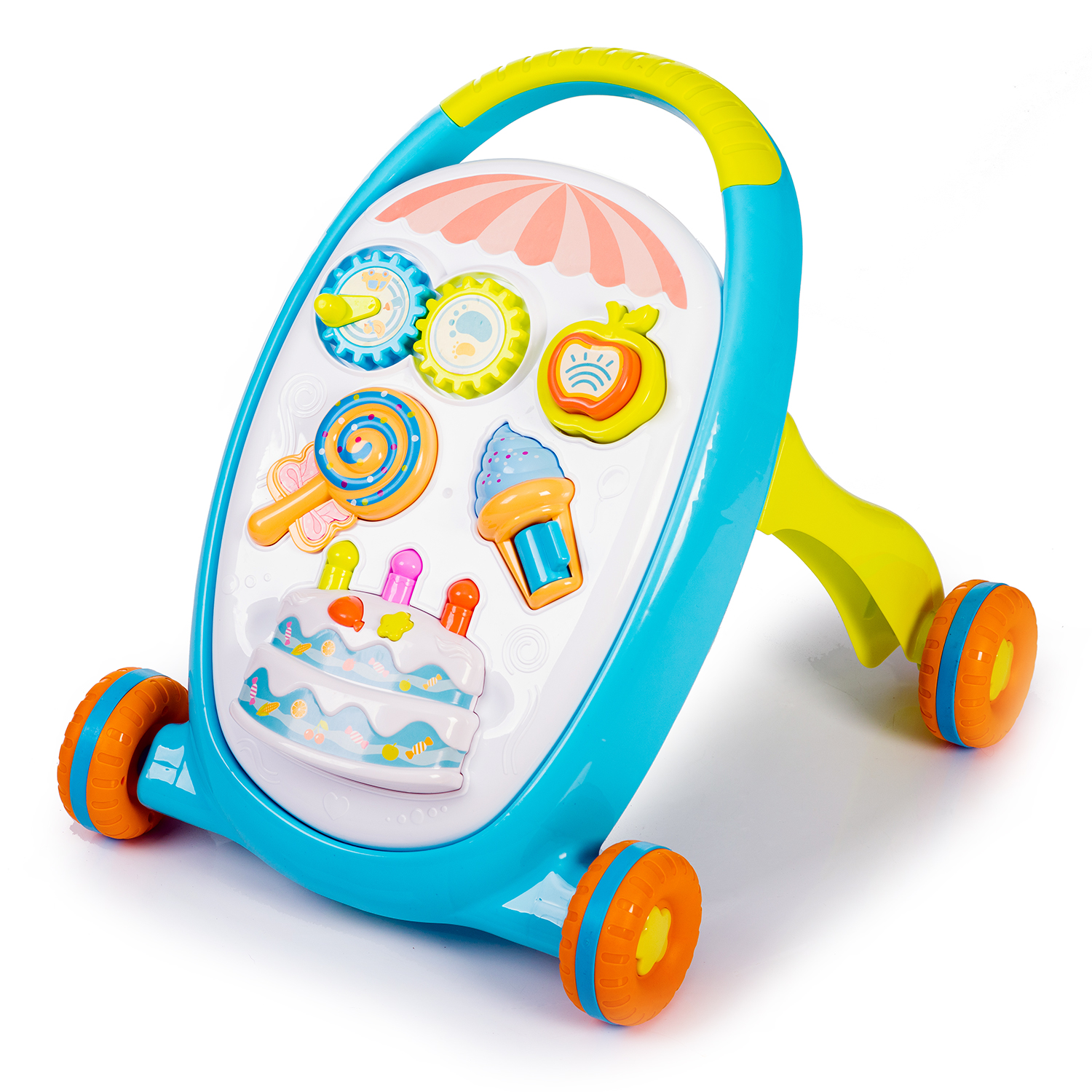 Каталка Babyhit Игровой центр Move and Play Sweets голубой - фото 1