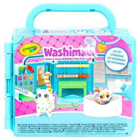 Фигурки Crayola Washimals для раскрашивания Ветеринарная клиника