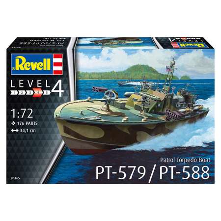 Сборная модель Revell Патрульная Торпедная Лодка PT-588/PT-579 late
