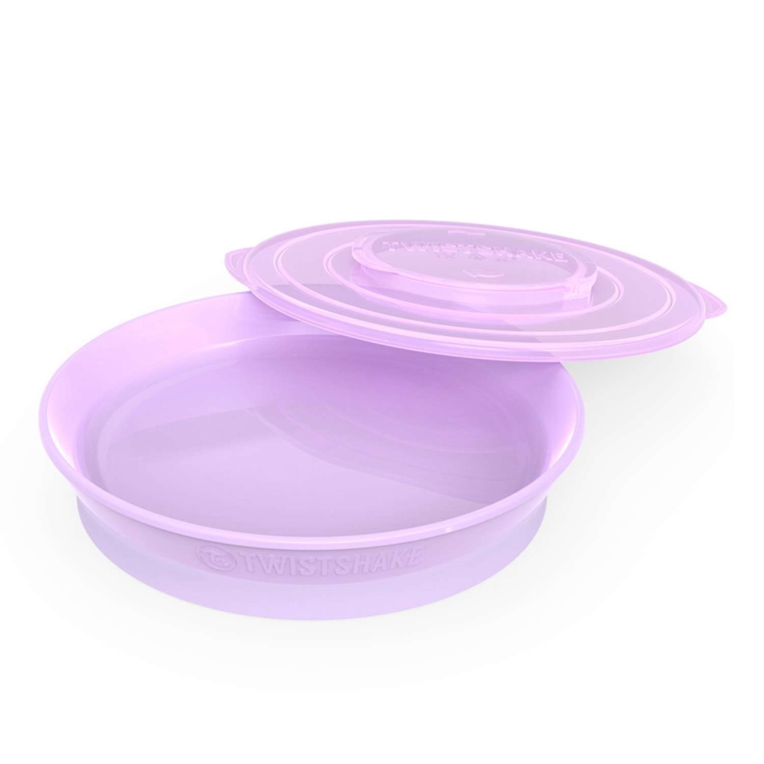 Тарелка Twistshake Пастельный фиолетовый - фото 1