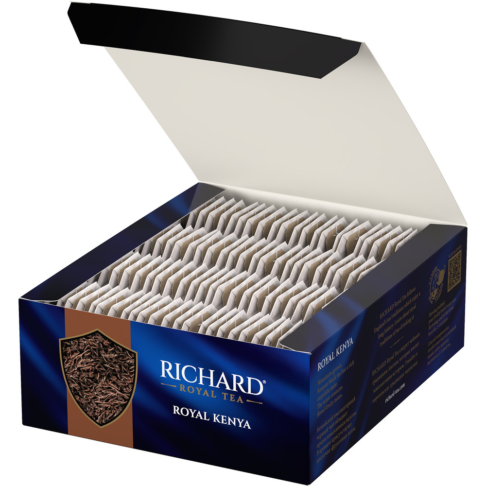 Чай в пакетиках Richard Royal Kenya черный 100 шт - фото 4