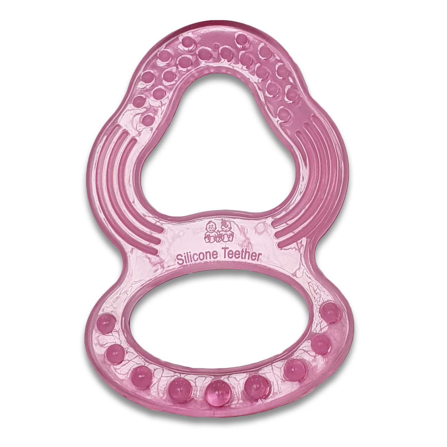 Набор прорезывателей Baby Land Уточка силикон 2шт розовый - фото 3