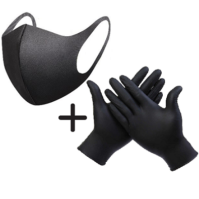 Набор маска и перчатки