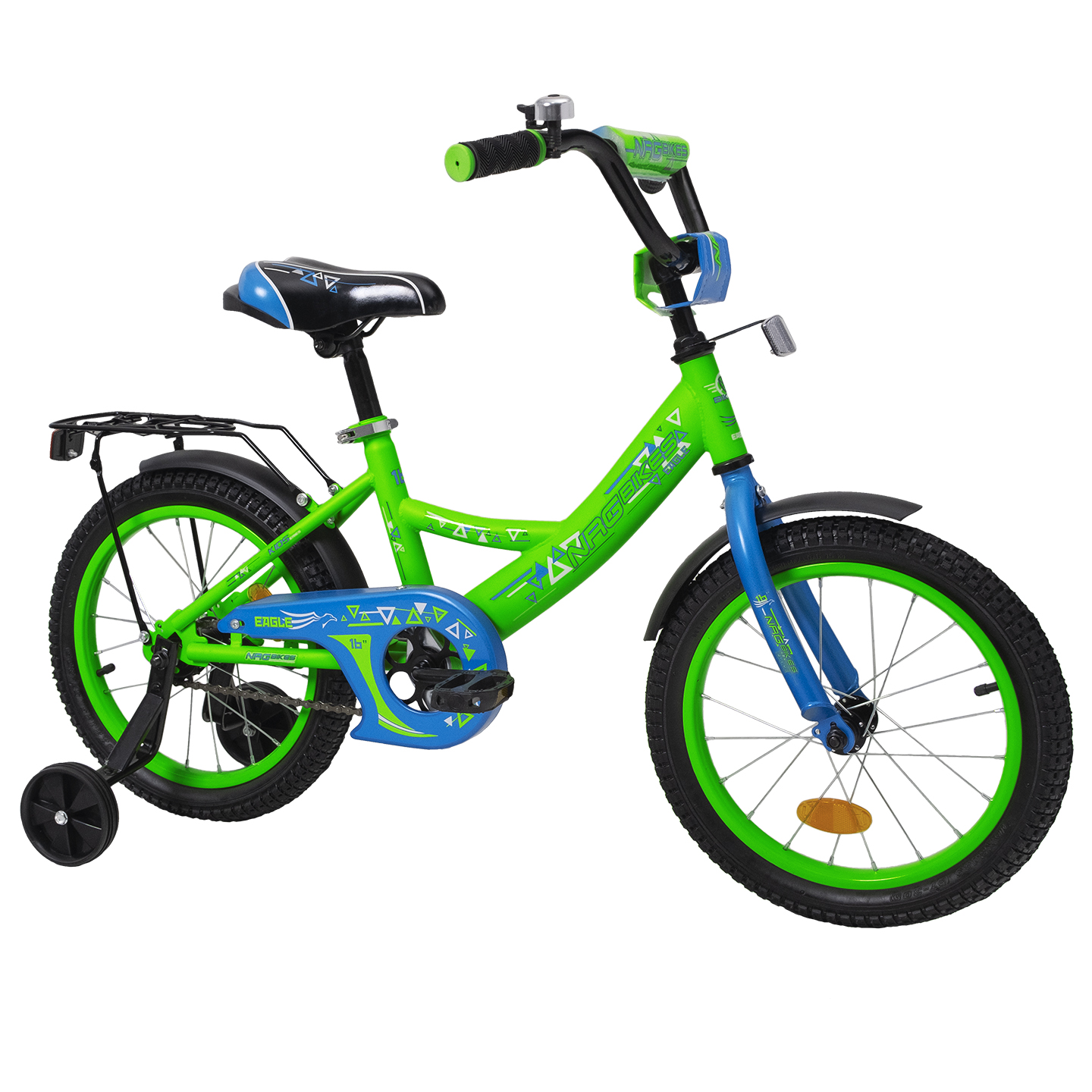 Велосипед NRG BIKES Eagle 16 green-blue - фото 10