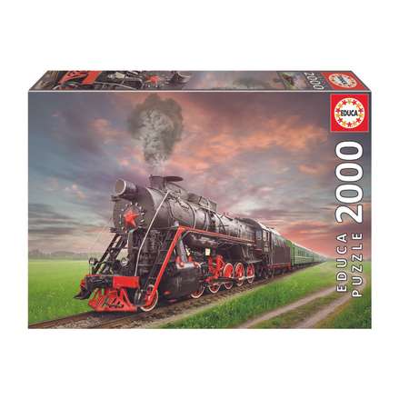 Пазл EDUCA 2000 деталей Советский поезд