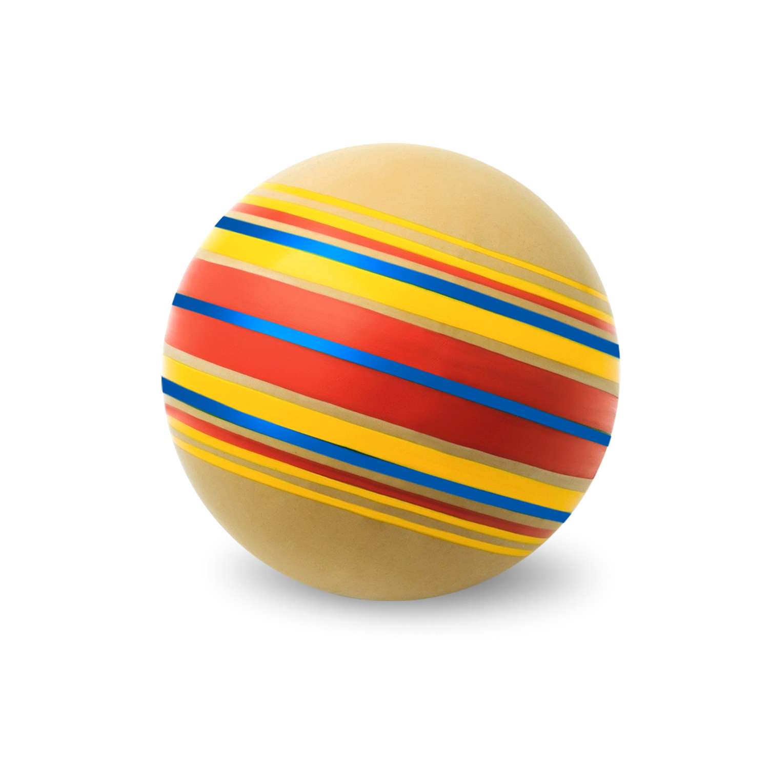 Мяч ЧАПАЕВ Дорожки эко красная синяя полоса 200мм - фото 2