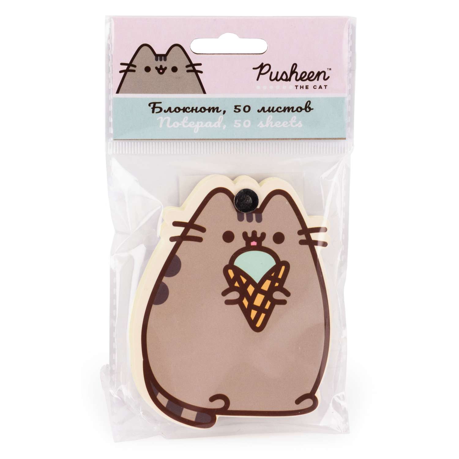 Блокнот Pusheen фигурный на болте 50л PUHS-UA1-FNP-H1 - фото 2