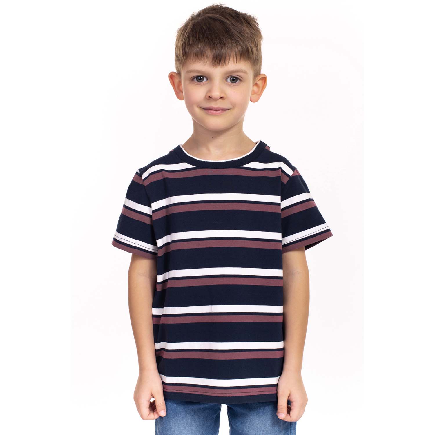 Футболка Baon BK739005 / DEEP NAVY STRIPED - фото 1