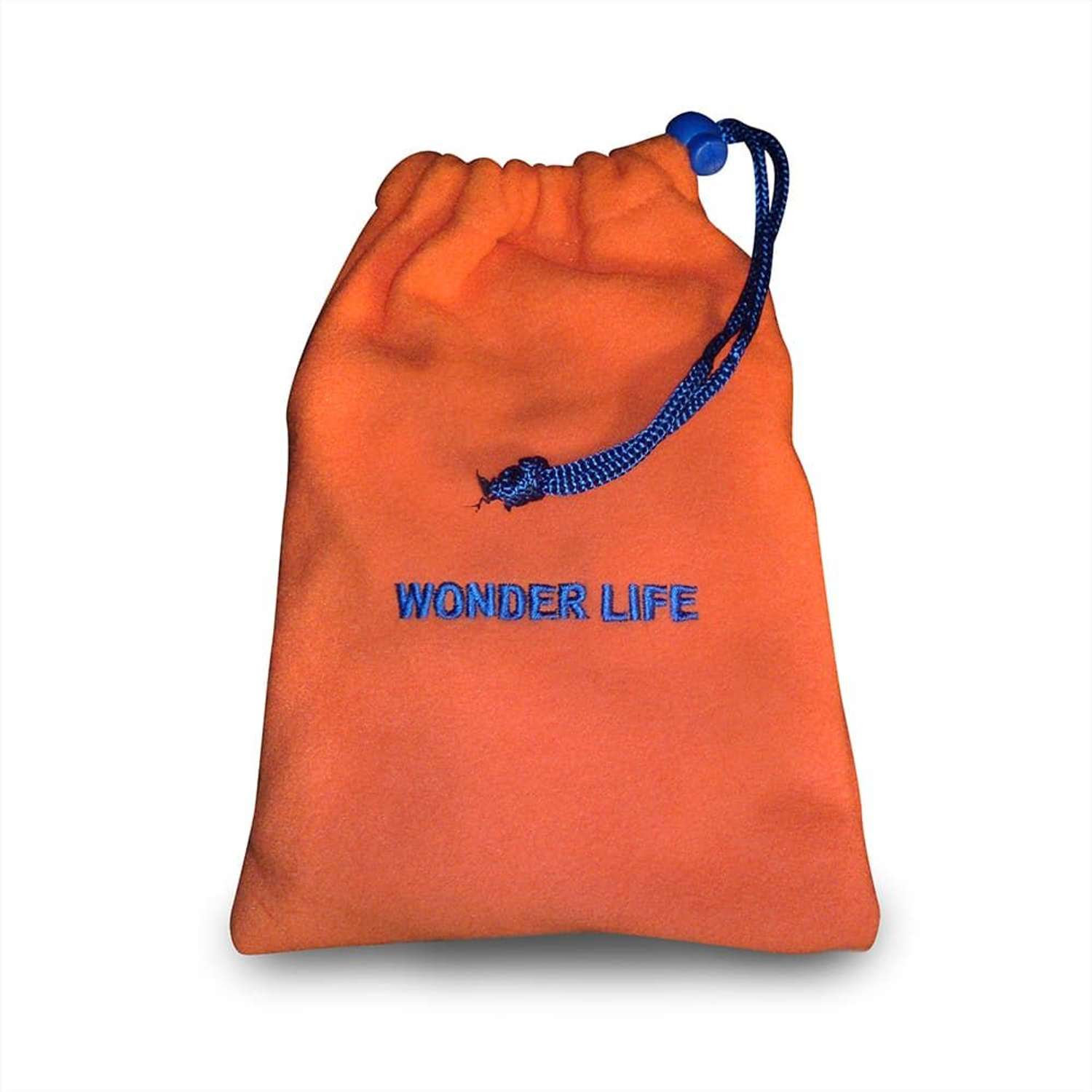 Грелка с гималайской солью Wonder Life во флисовом чехле оранжевого цвета - фото 1