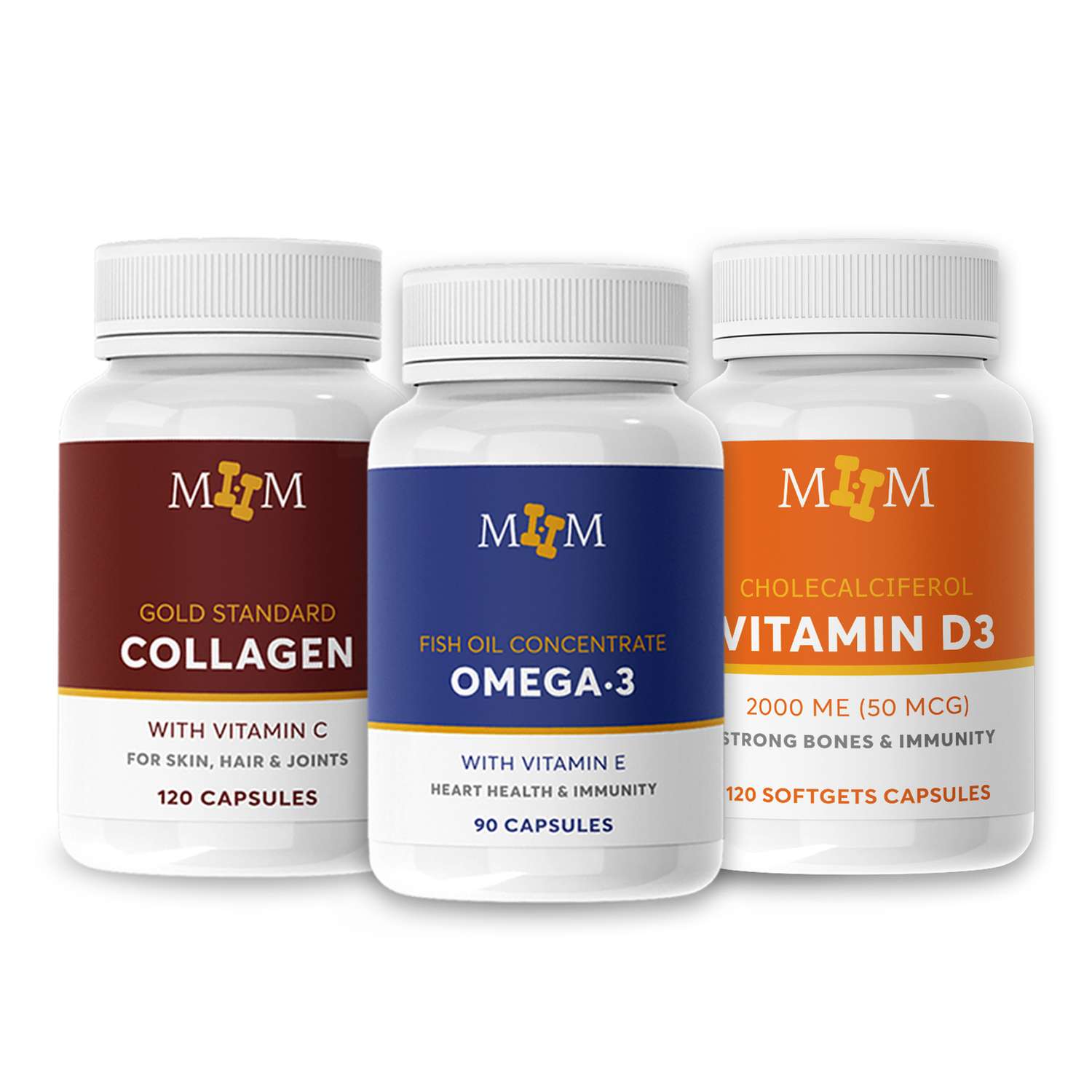 Комплекс витаминов MyHealthMarathon коллаген омега 3 витамин D3 - фото 1