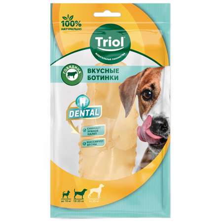 Лакомство для собак Triol Dental 20см*10шт Ботинки