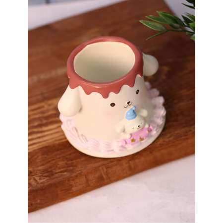 Подставка для канцелярии iLikeGift Cream dog beige