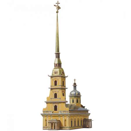 Сборная модель Умная бумага Архитектура Петропавловский собор 100