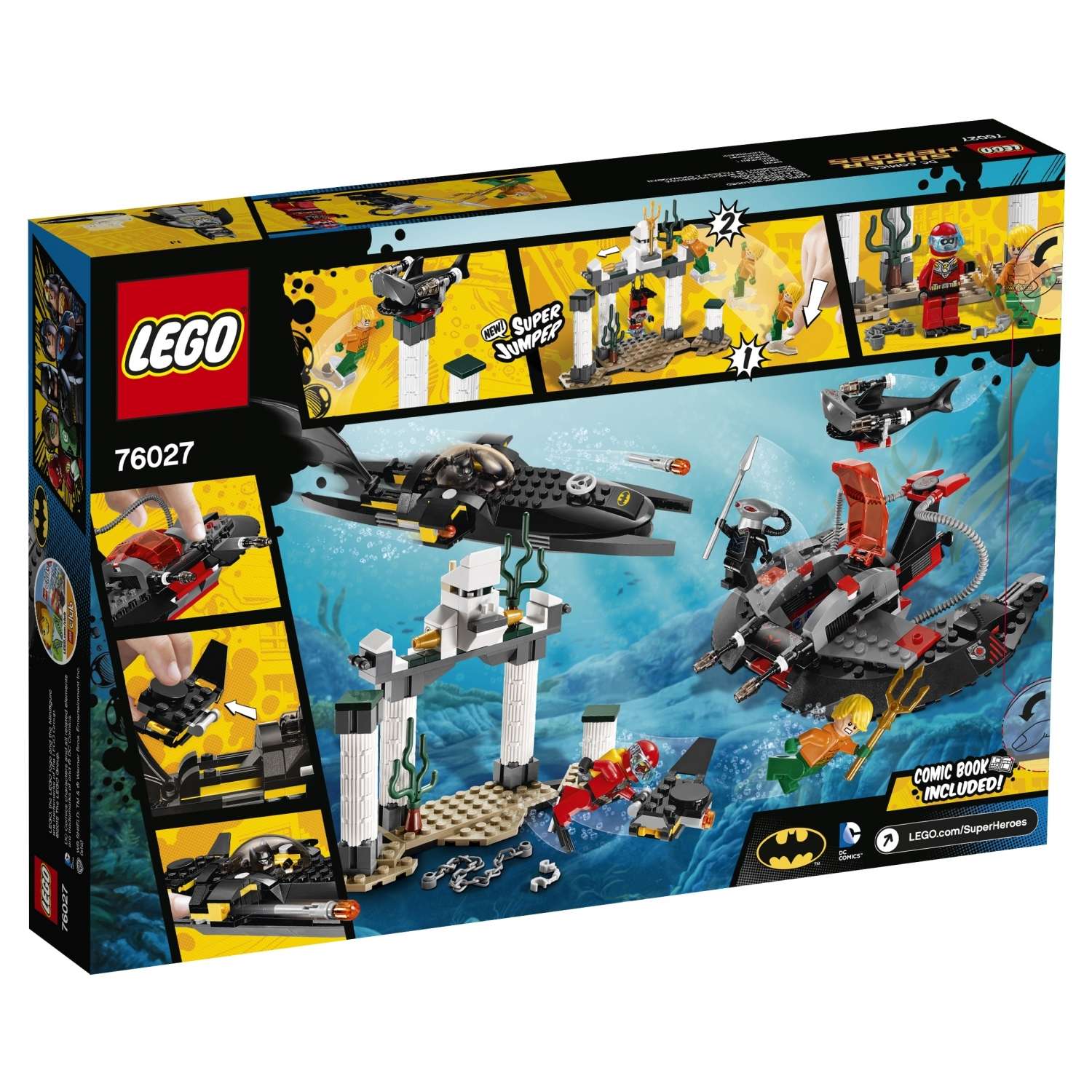 Конструктор LEGO Super Heroes Глубоководная атака Черного Манта (76027) - фото 3