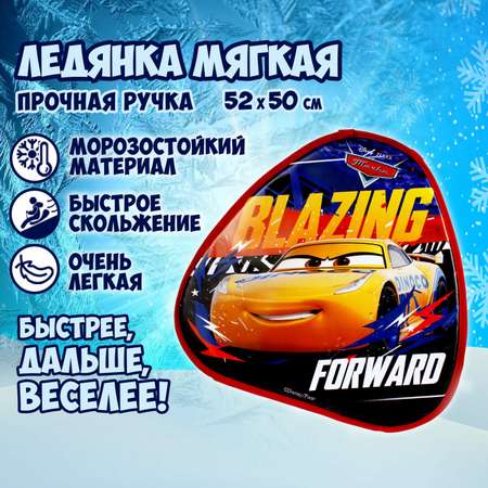 Ледянка 1TOY Disney Тачки 52х50 см треугольная мягкая