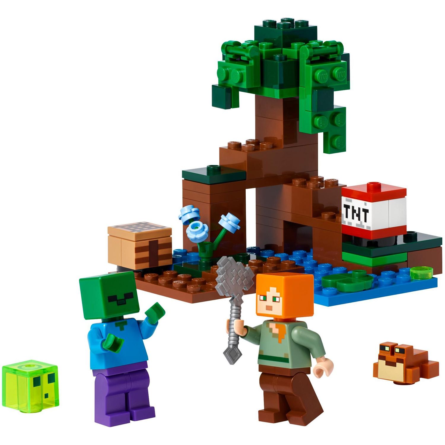 Конструктор LEGO Майнкрафт Болотное приключение 21240 - фото 2