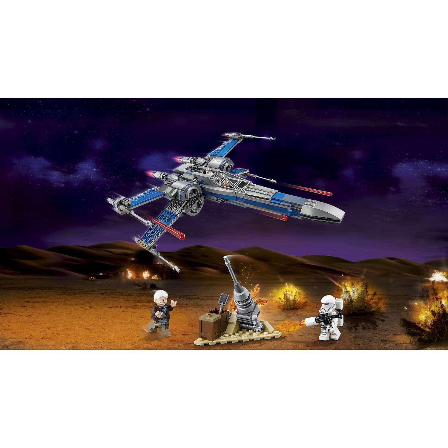 Конструктор LEGO Star Wars TM Истребитель Сопротивления типа Икс (75149) - фото 5