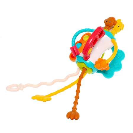 Развивающая игрушка Sima-Land «Весёлые зверята» с тактильными резиночками