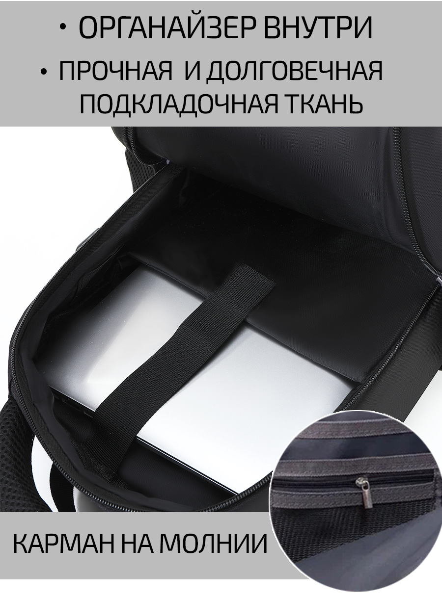 Рюкзак Evoline Гоночная машина - фото 10