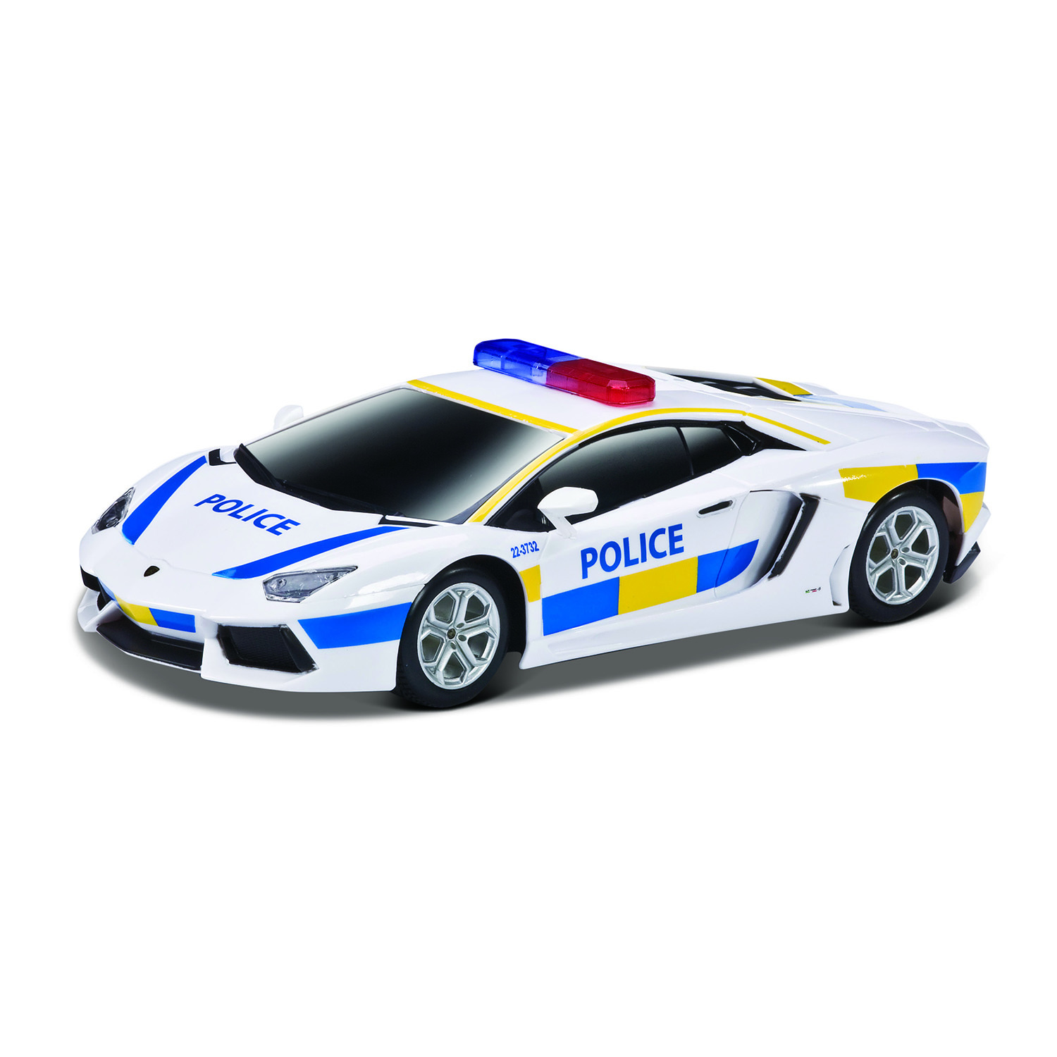 Полицейская машина MAISTO Lamborghini 1:24 белый 81235 - фото 1