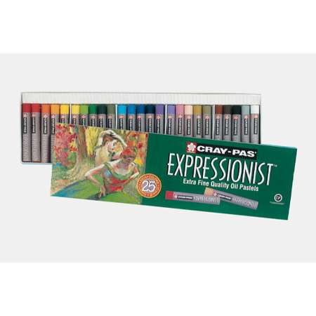 Набор масляной пастели Sakura Cray-Pas Expressionist для начинающих 25 цветов в картонной упаковке