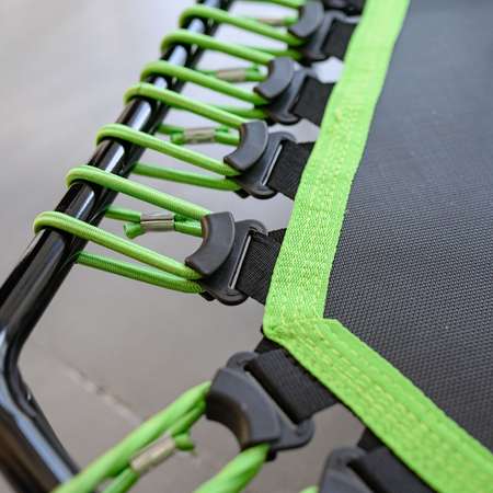 Батут спортивный с ручкой UNIX line Fitness Green диаметр 130 см до 130 кг фитнес батут джампинг батут