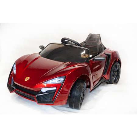 Электромобиль TOYLAND Автомобиль Lykan Hypersport 4х4 QLS 5188 красный