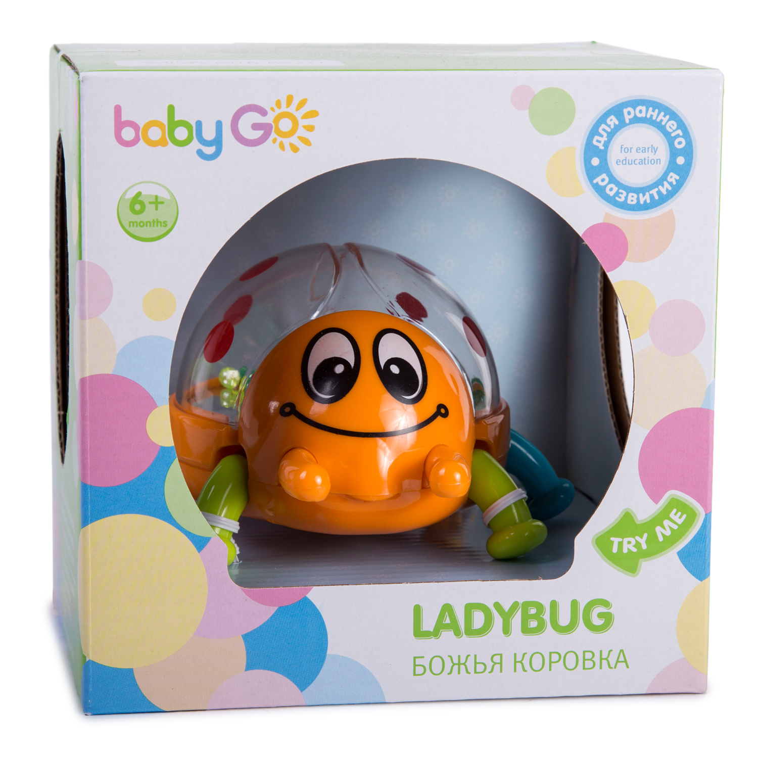 Развивающая игрушка BabyGo Божья коровка - фото 3