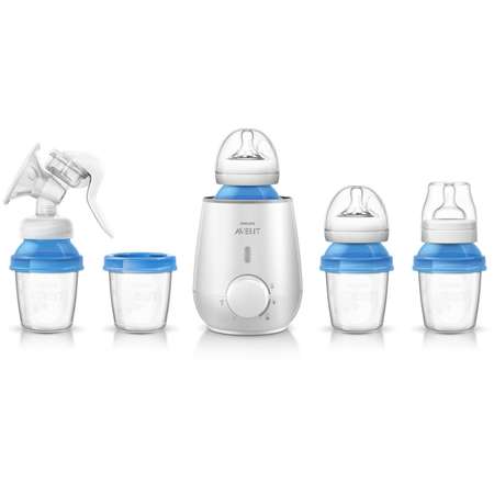 Ручной молокоотсос c контейнерами Philips Avent Natural SCF330/13