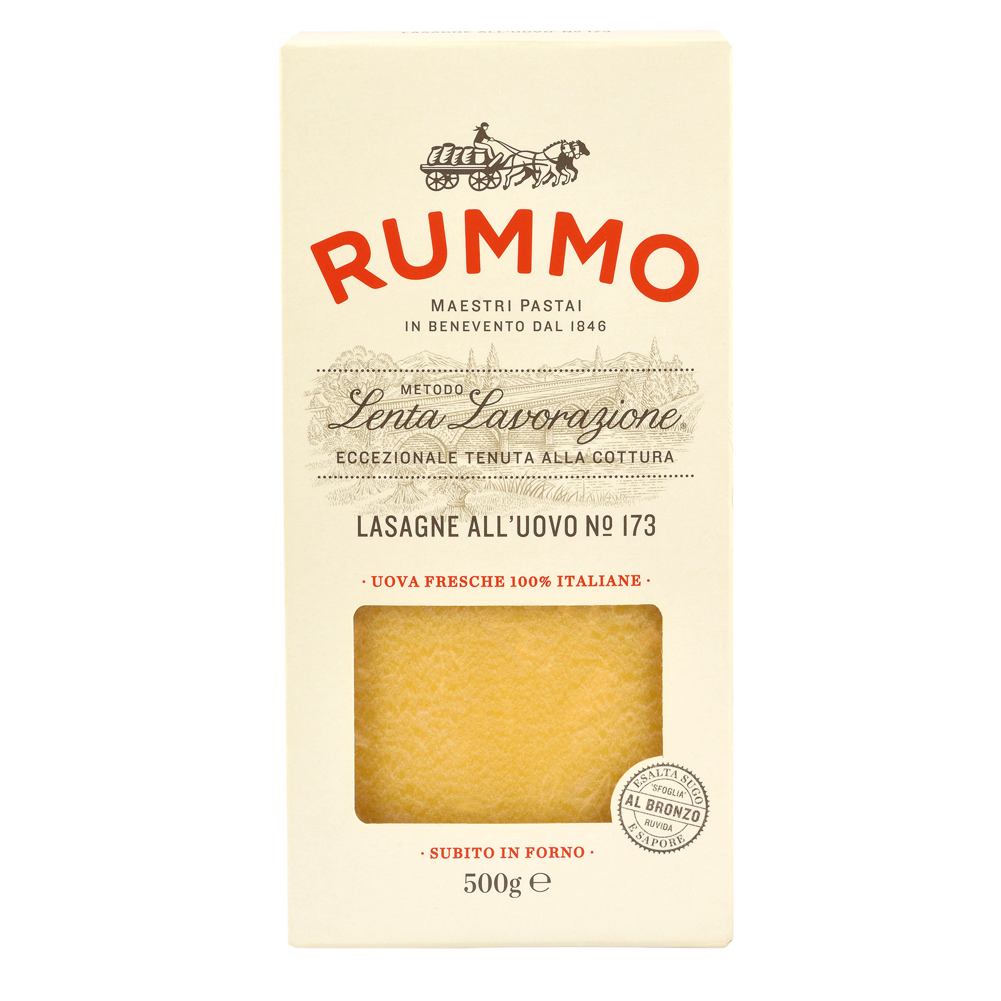 Макароны Rummo паста листы Лазанья 173 500 гр - фото 1
