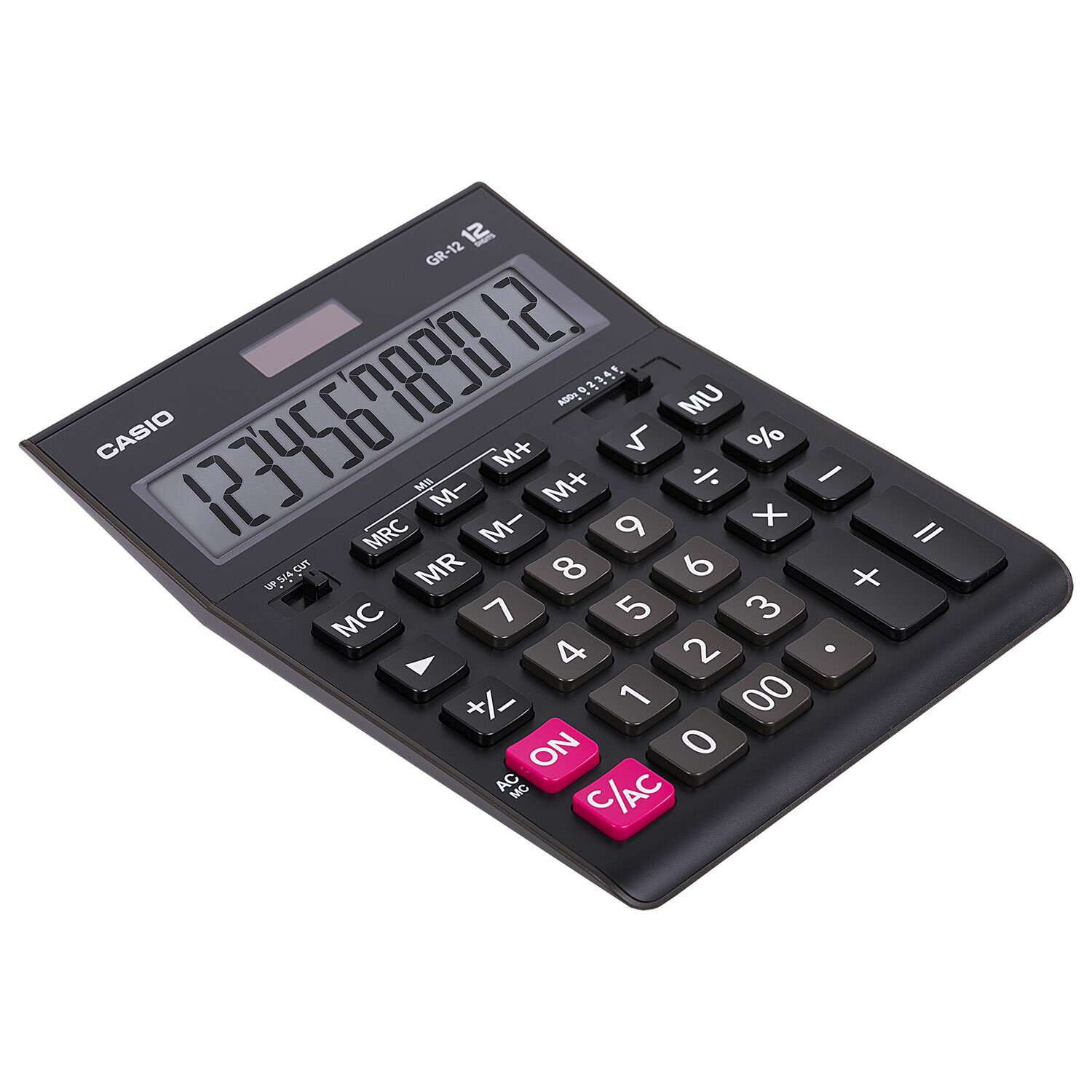 Калькулятор настольный Casio электронный обычный маленький 12 разрядов двойное питание - фото 5