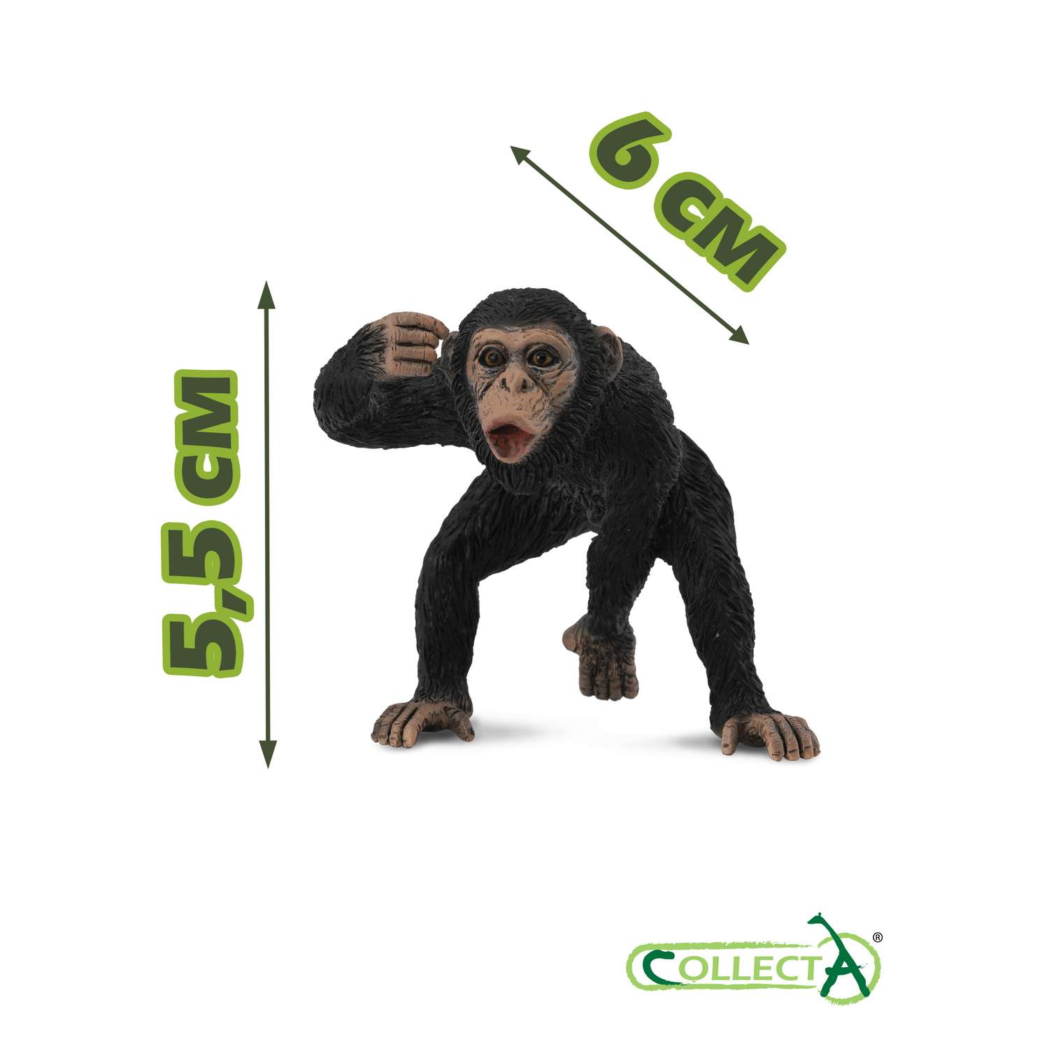 Фигурка животного Collecta Шимпанзе самец - фото 2