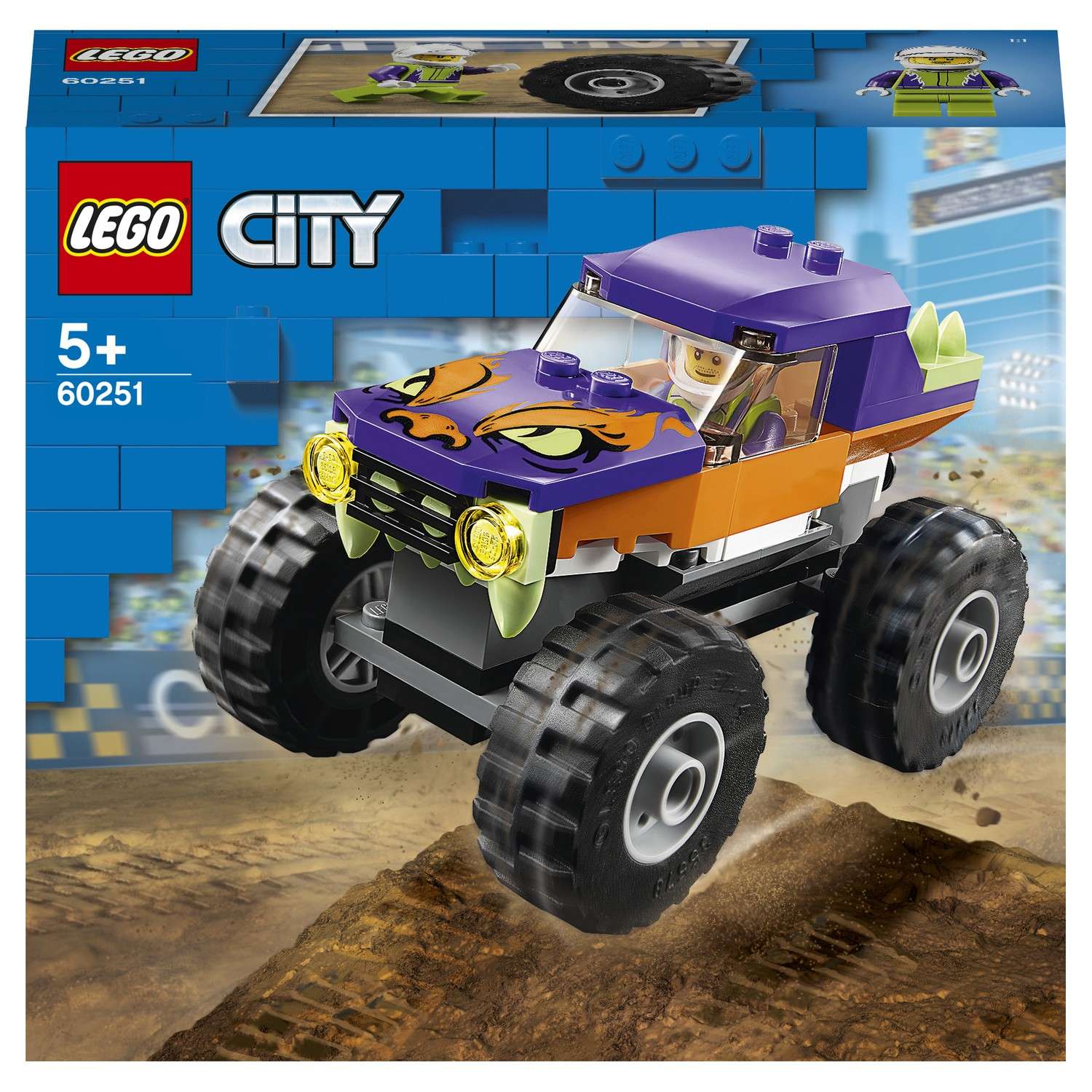 Конструктор LEGO City Great Vehicles Монстр-трак 60251 - фото 2