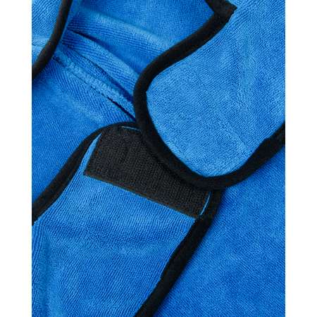 Полотенце-халат для собак Zoozavr 50см Синий