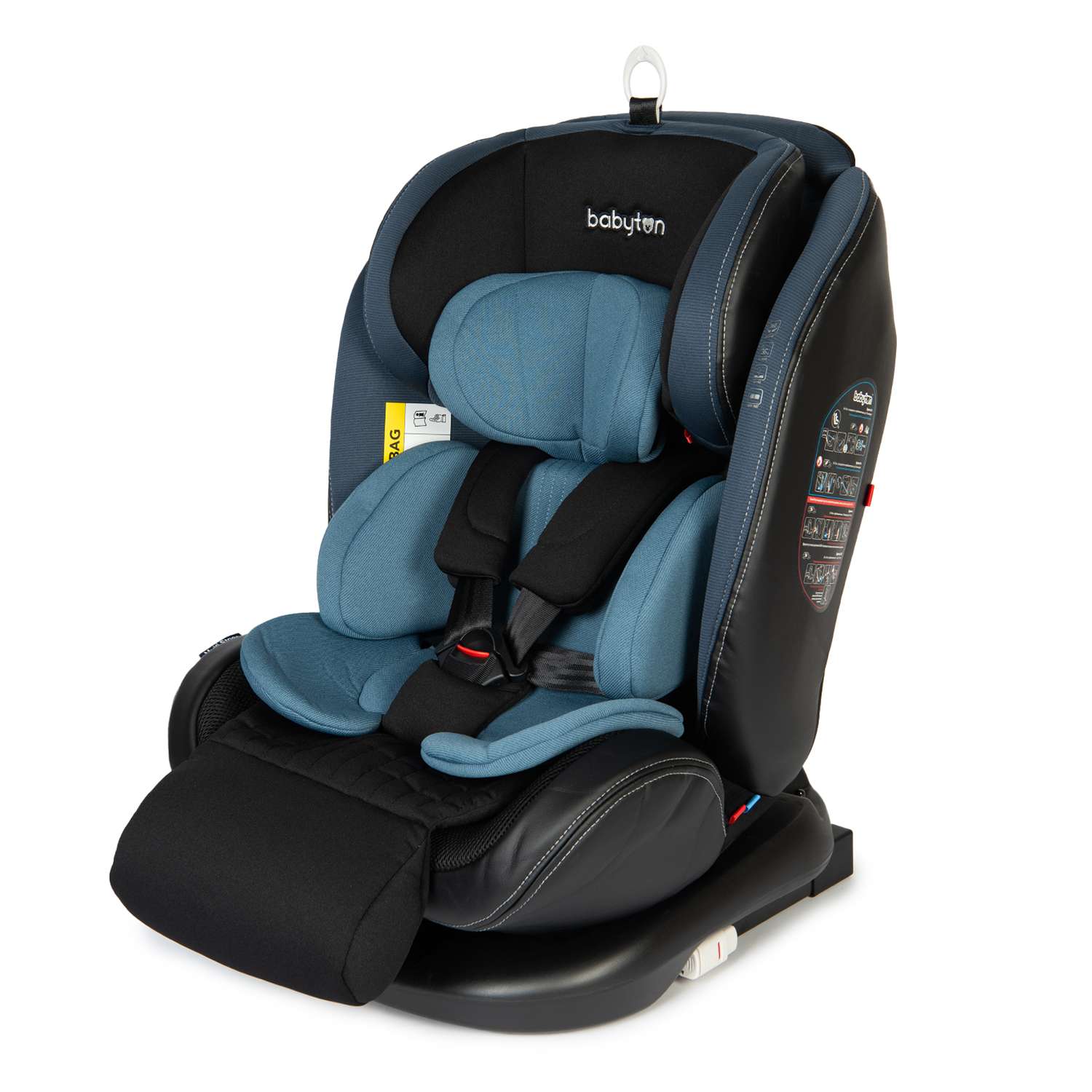 Автокресло Babyton Multi-Stage Black-Blue Isofix 0+/1/2/3 (0-36 кг) - фото 8