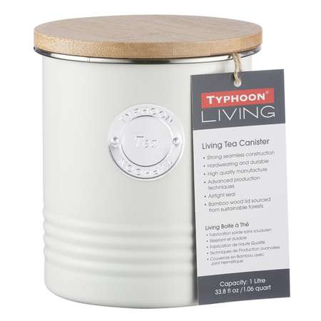 Емкость для хранения чая Typhoon Living кремовая 1 л