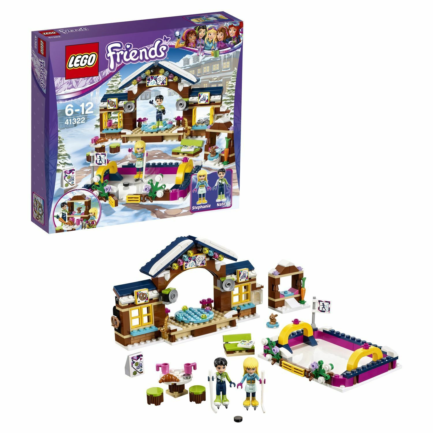 Конструктор LEGO Friends Горнолыжный курорт: каток (41322) - фото 1