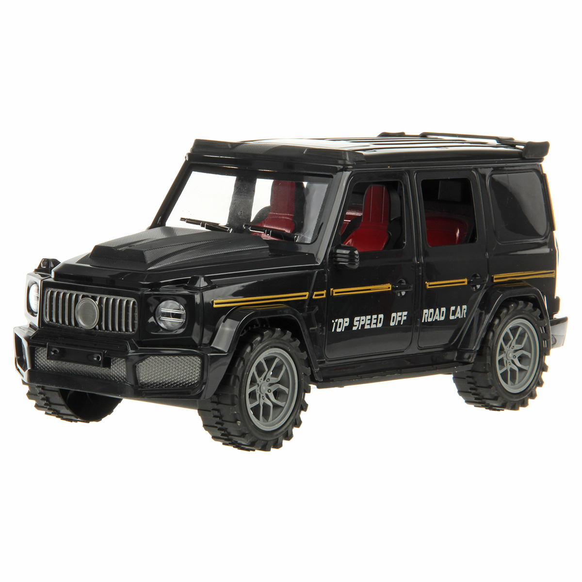 Внедорожник Veld Co Jeep фрикционный черный 129821 - фото 1