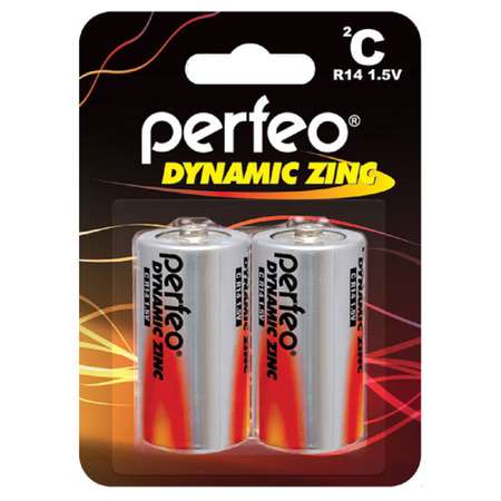 Батарейки Perfeo солевые PF R14/2BL