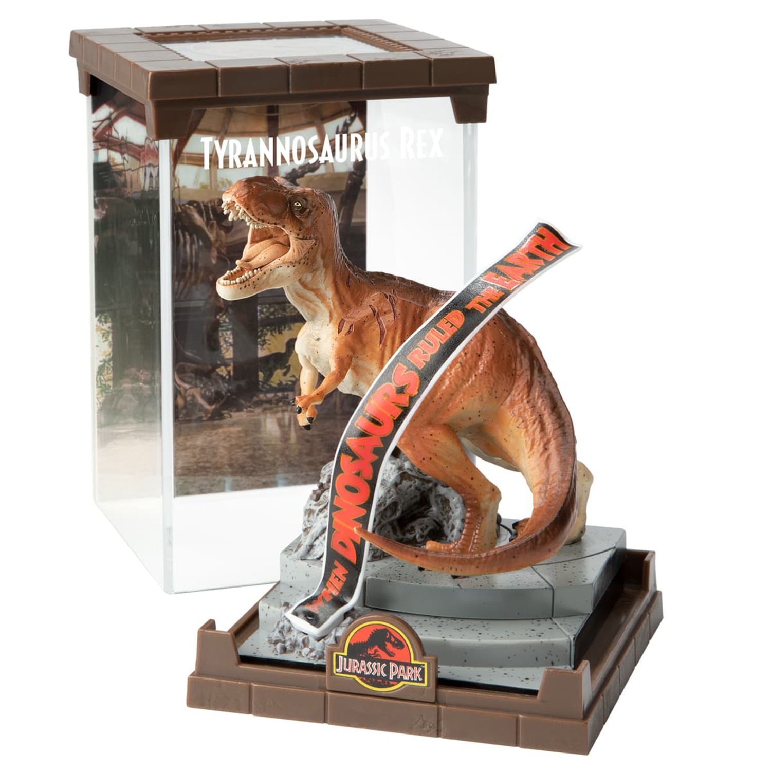 Фигурка Jurassic Park Тираннозавр Рекс 18 см - в футляре купить по цене  3499 ₽ в интернет-магазине Детский мир