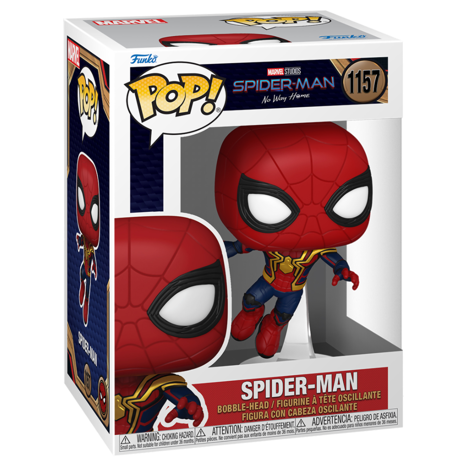 Фигурка Funko POP! Bobble Marvel Spider-Man No Way Home Spider-Man Leaping (Tom Holland) (1157)67606 - фото 2