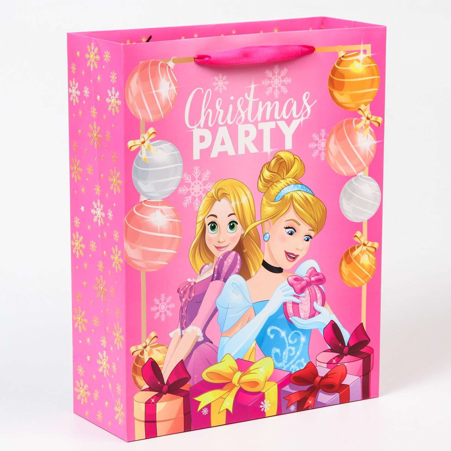 Пакет подарочный Disney «Cristmas party» Принцессы - фото 1